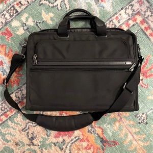 Black Tumi briefcase